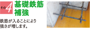 基礎鉄筋補強