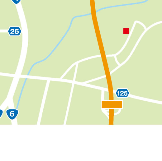 岩沼I.C.から5分でアクセス良好